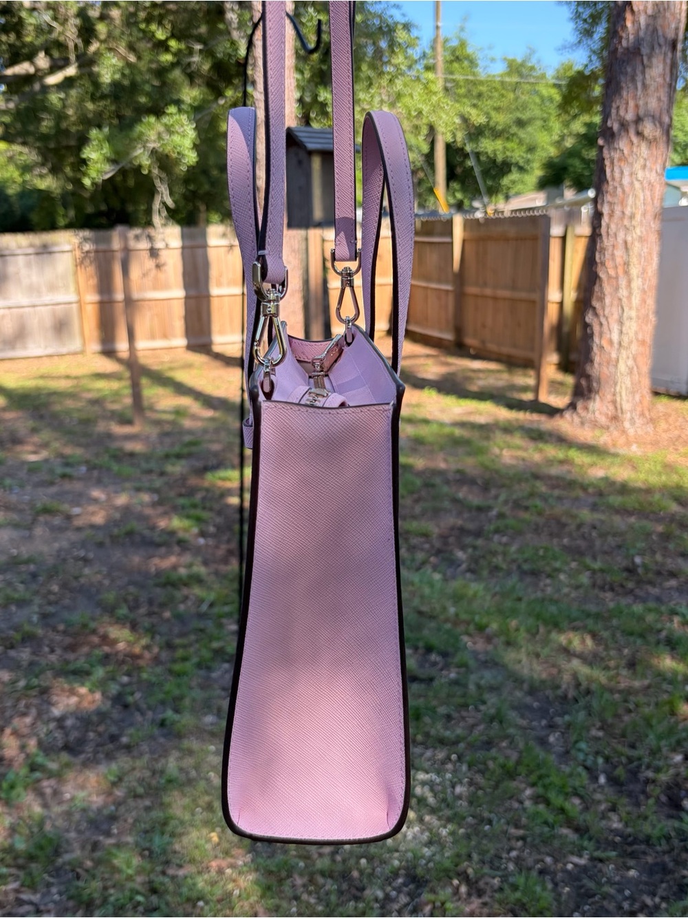 Kate Spade Kenzie Small Tote Crossbody in Quartz Pink - Picture 6 of 6
